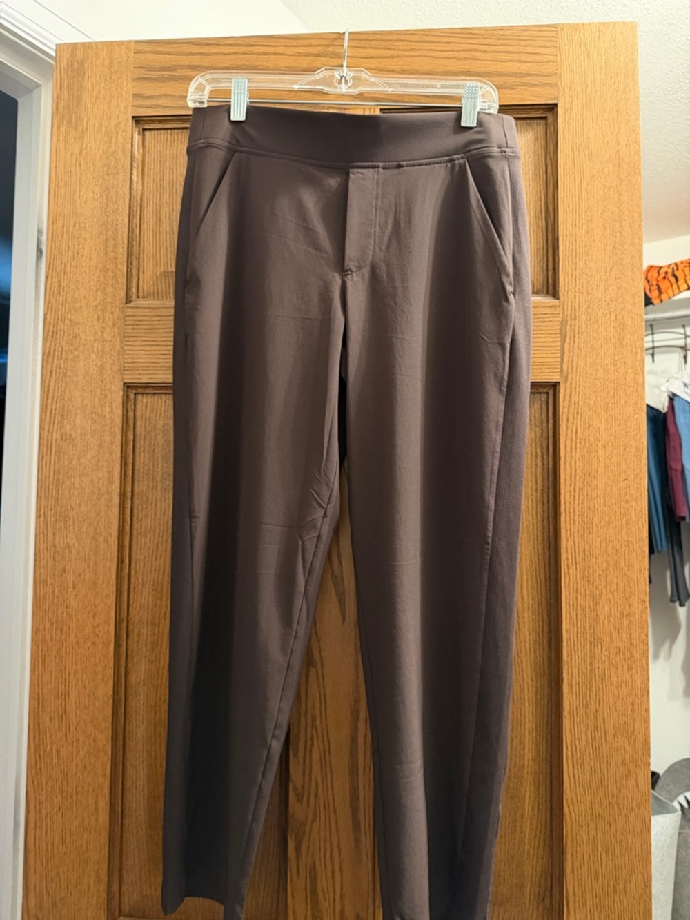 Athleta Brooklyn Mid Rise Ankle Pant in Woodland Brown - Picture 4 of 7